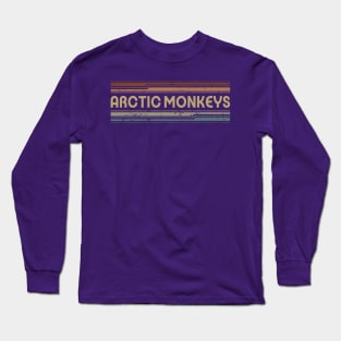 Arctic Monkeys Retro Lines Long Sleeve T-Shirt